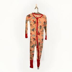 Little Sleepies‎ Pink Justice League Bamboo Zippy Size 3t